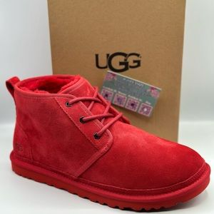 UGG Neumel Boot Men's 10 • New w/o Box • Red Suede Casual Boot‎